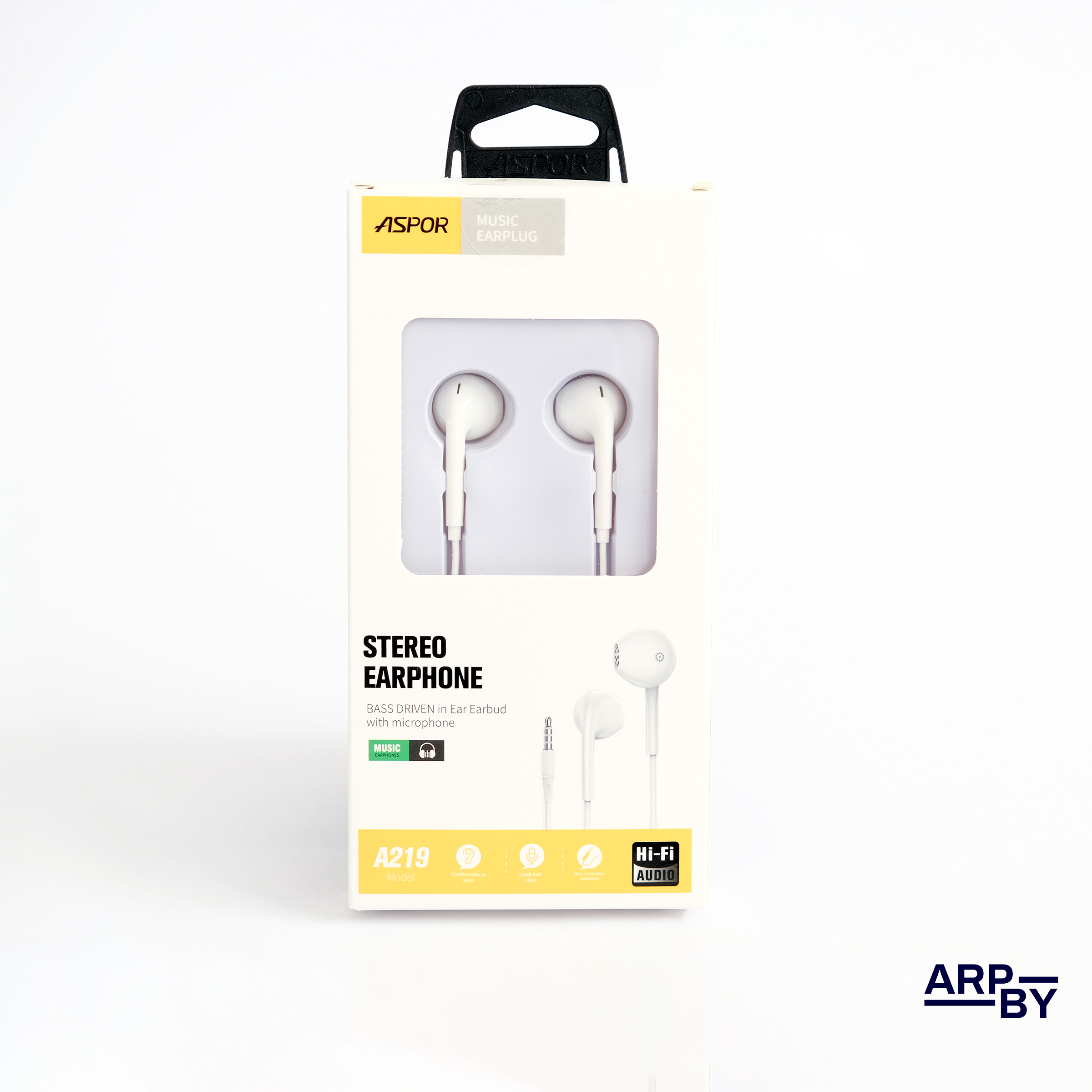 Auricular A219 Branco c/fio Jack 3,5mm Auricular A219 Branco c/fio Jack 3,5mm
